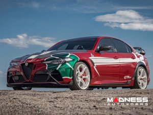 Alfa Romeo Giulia Quadrifoglio GTAm Conversion Kit by PariS'5 GaraGe - Complete Kit - FRP/ Carbon Fiber Combo Alfa Romeo Giulia Quadrifoglio GTAm Conversion Kit by PariS'5 GaraGe - Complete Kit - FRP/ Carbon Fiber Combo